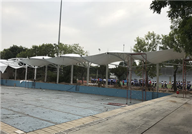 深圳市西丽第二高级中学泳池雨棚